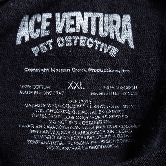 Ace Ventura Graphic T Shirt Black Size XXL Streetwear Grunge - Picture 4 of 4